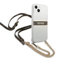 Guess 4G Gold Stripe Crossbody - Etui iPhone 13 mini