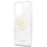 Guess Glitter 4G Big Logo - Etui iPhone 13 Pro Max (przezroczysty)