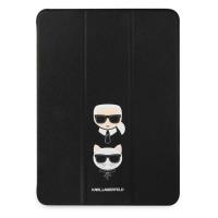 Karl Lagerfeld Saffiano Karl & Choupette Heads – Etui iPad Pro 11" 2021 (czarny)
