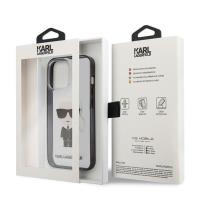 Karl Lagerfeld Ikonik Karl- Etui iPhone 13 Pro Max (przezroczysty / czarna ramka)