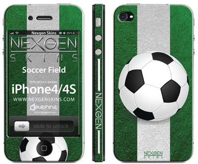 Nexgen Skins - Zestaw skórek na obudowę z efektem 3D iPhone 4 / iPhone 4S (On the Field 3D) Nexgen Skins - Zestaw skórek na obudowę z efektem 3D iPhone 4 / iPhone 4S (On the Field 3D)