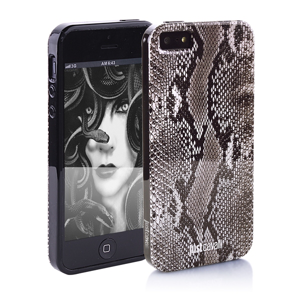 JUST CAVALLI Python Cover - Etui iPhone SE / iPhone 5s / iPhone 5 (czarny) JUST CAVALLI Python Cover - Etui iPhone SE / iPhone 5s / iPhone 5 (czarny)