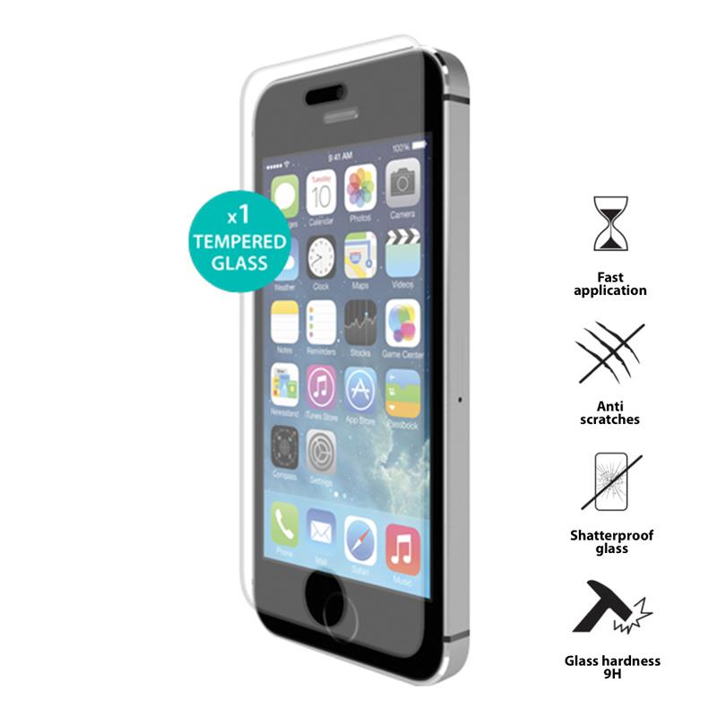 PURO Szkło ochronne hartowane na ekran iPhone SE / iPhone 5s / iPhone 5c / iPhone 5 PURO Szkło ochronne hartowane na ekran iPhone SE / iPhone 5s / iPhone 5c / iPhone 5