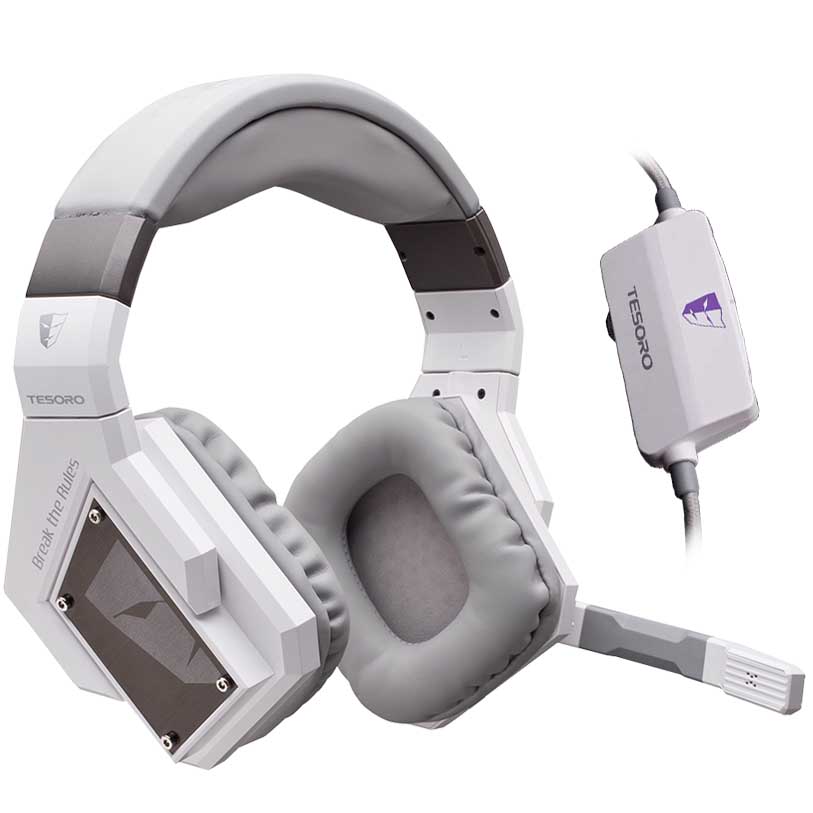 Tesoro Kuven Angel A1 - Słuchawki dla graczy virtual 7.1 surround z mikrofonem (białe) Tesoro Kuven Angel A1 - Słuchawki dla graczy virtual 7.1 surround z mikrofonem (białe)