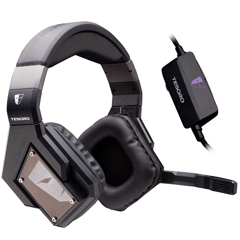 Tesoro Kuven Devil A1 - Słuchawki dla graczy virtual 7.1 surround z mikrofonem (czarne) Tesoro Kuven Devil A1 - Słuchawki dla graczy virtual 7.1 surround z mikrofonem (czarne)
