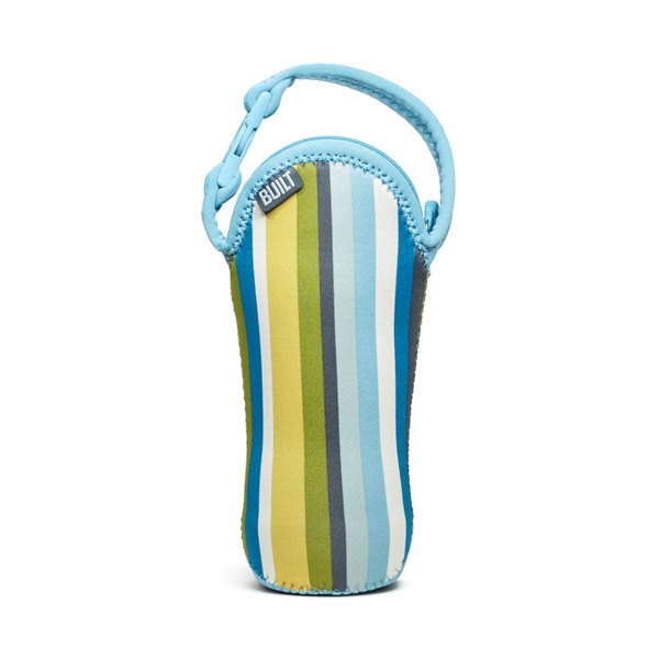 BUILT Bottle Buddy - Termoopakowanie do butelki z uchwytem (Baby Blue Stripe) BUILT Bottle Buddy - Termoopakowanie do butelki z uchwytem (Baby Blue Stripe)