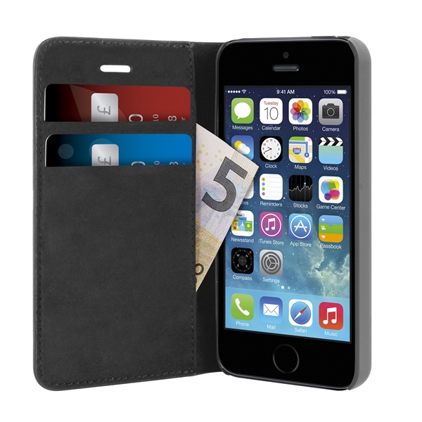 PURO Wallet Case - Etui iPhone SE / iPhone 5s / iPhone 5 (czarny) PURO Wallet Case - Etui iPhone SE / iPhone 5s / iPhone 5 (czarny)