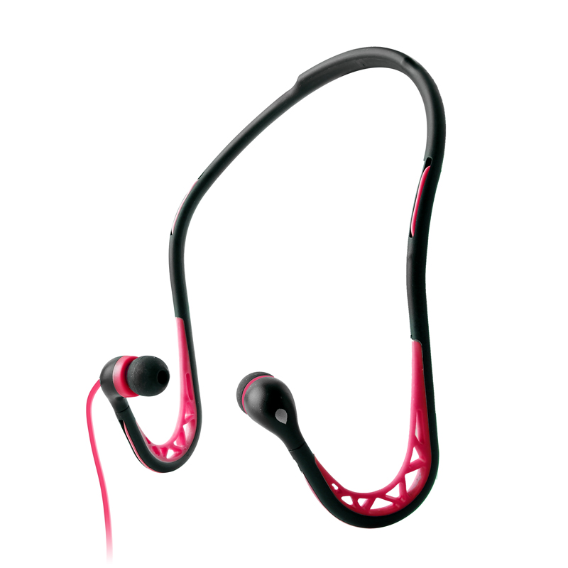 PURO Sport Hearphones in-ear - Słuchawki sportowe z pałąkiem na kark (różowy) PURO Sport Hearphones in-ear - Słuchawki sportowe z pałąkiem na kark (różowy)