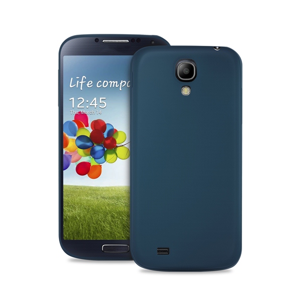 PURO Ultra Slim "0.3" Cover - Zestaw etui + folia na ekran Samsung Galaxy S4 (niebieski) PURO Ultra Slim "0.3" Cover - Zestaw etui + folia na ekran Samsung Galaxy S4 (niebieski)