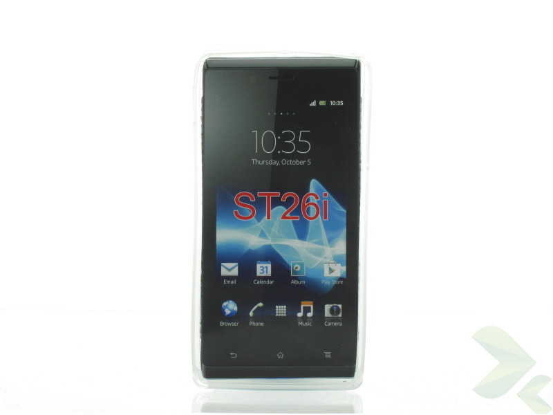 Geffy - Etui Sony Xperia J TPU mat clear Geffy - Etui Sony Xperia J TPU mat clear