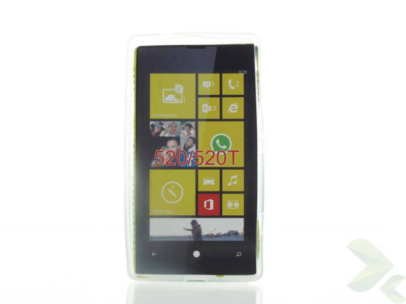 Geffy - Etui Nokia Lumia 520 TPU mat clear Geffy - Etui Nokia Lumia 520 TPU mat clear