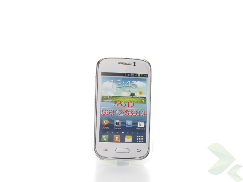 Geffy - Etui Samsung Galaxy Young/Young Duos TPU mat clear Geffy - Etui Samsung Galaxy Young/Young Duos TPU mat clear
