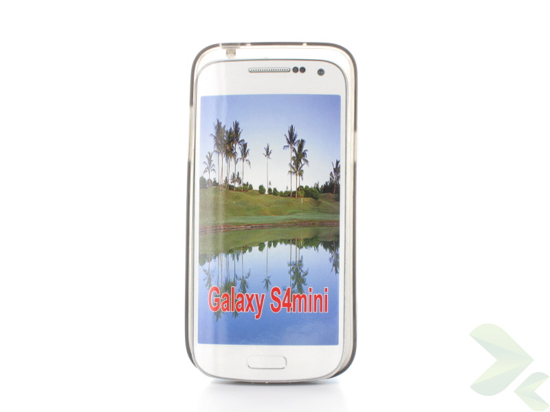 Geffy - Etui Samsung Galaxy S4 Mini TPU mat smoke Geffy - Etui Samsung Galaxy S4 Mini TPU mat smoke