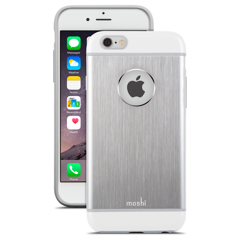 Moshi iGlaze Armour - Etui aluminiowe iPhone 6s / iPhone 6 (Silver) Moshi iGlaze Armour - Etui aluminiowe iPhone 6s / iPhone 6 (Silver)