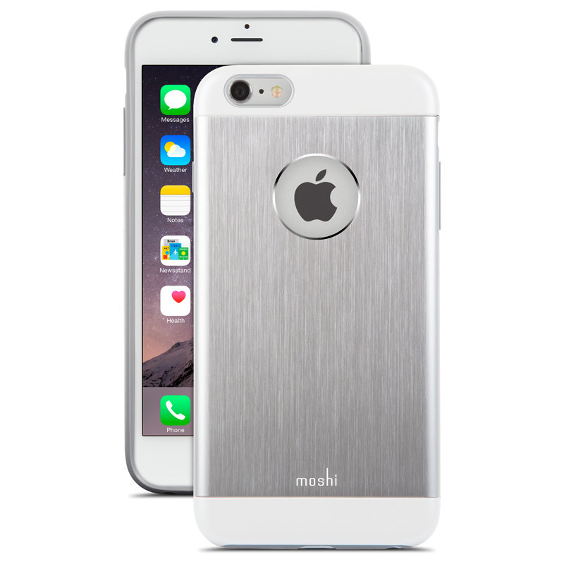 Moshi iGlaze Armour - Etui aluminiowe iPhone 6s Plus / iPhone 6 Plus (Silver) Moshi iGlaze Armour - Etui aluminiowe iPhone 6s Plus / iPhone 6 Plus (Silver)