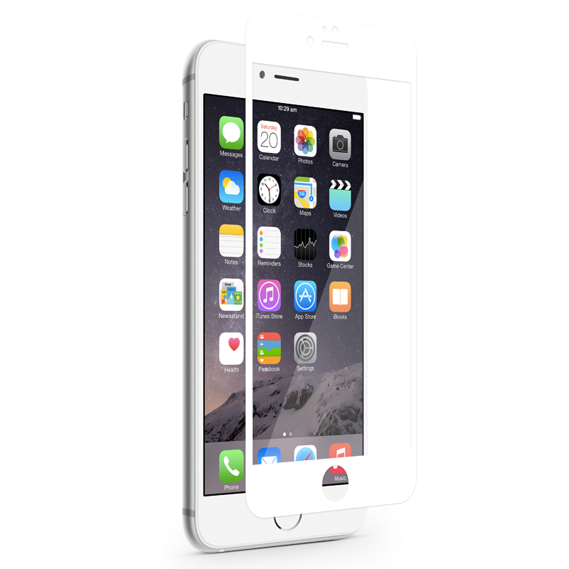 Moshi iVisor XT - Przezroczysta folia ochronna Full Face iPhone 6s Plus / iPhone 6 Plus (biały) Moshi iVisor XT - Przezroczysta folia ochronna Full Face iPhone 6s Plus / iPhone 6 Plus (biały)
