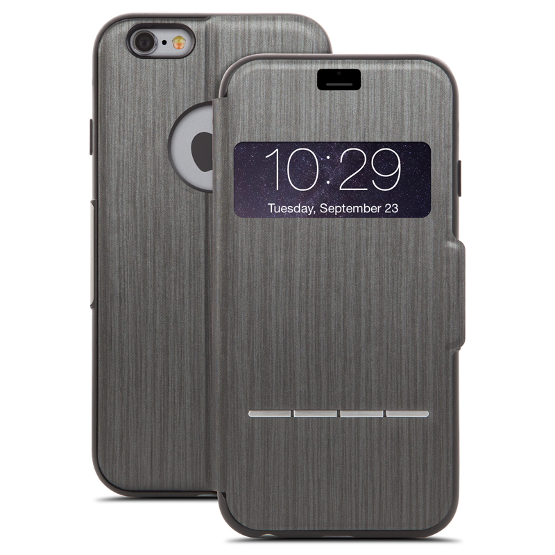 Moshi SenseCover - Etui z klapką dotykową iPhone 6s / iPhone 6 (czarny) Moshi SenseCover - Etui z klapką dotykową iPhone 6s / iPhone 6 (czarny)