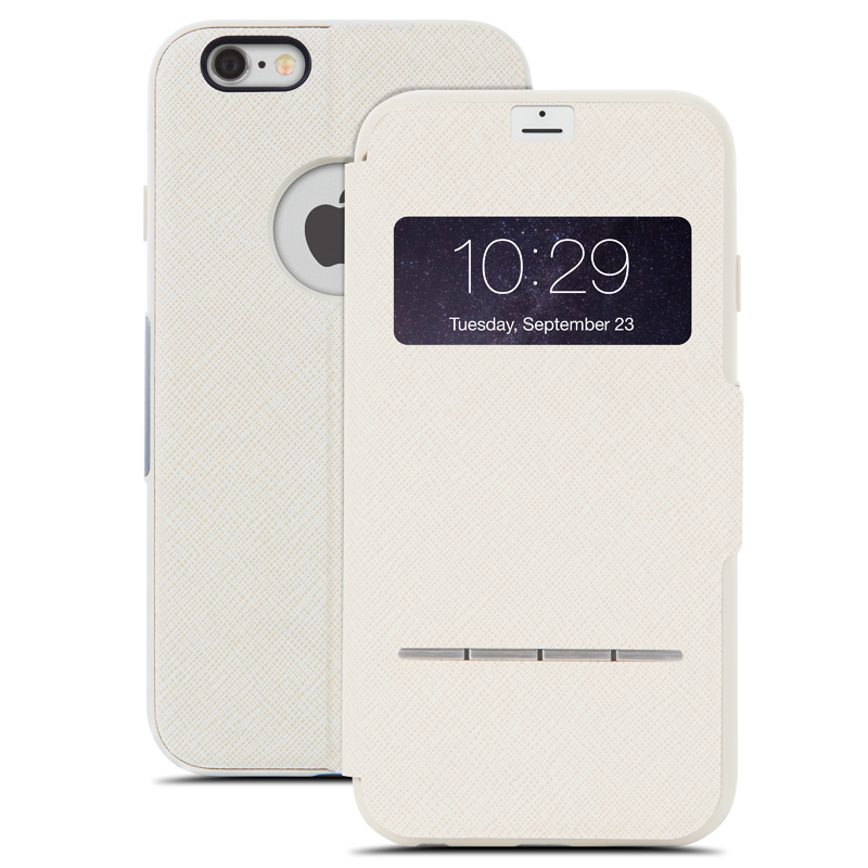 Moshi SenseCover - Etui z klapką dotykową iPhone 6s Plus / iPhone 6 Plus (piaskowy) Moshi SenseCover - Etui z klapką dotykową iPhone 6s Plus / iPhone 6 Plus (piaskowy)