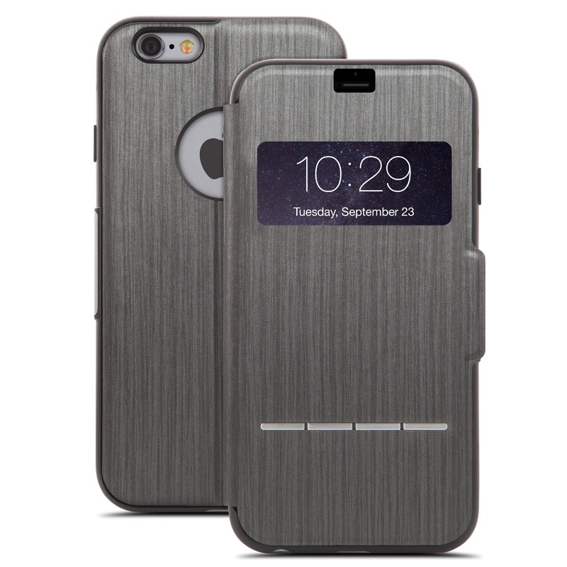 Moshi SenseCover - Etui z klapką dotykową iPhone 6s Plus / iPhone 6 Plus (czarny) Moshi SenseCover - Etui z klapką dotykową iPhone 6s Plus / iPhone 6 Plus (czarny)