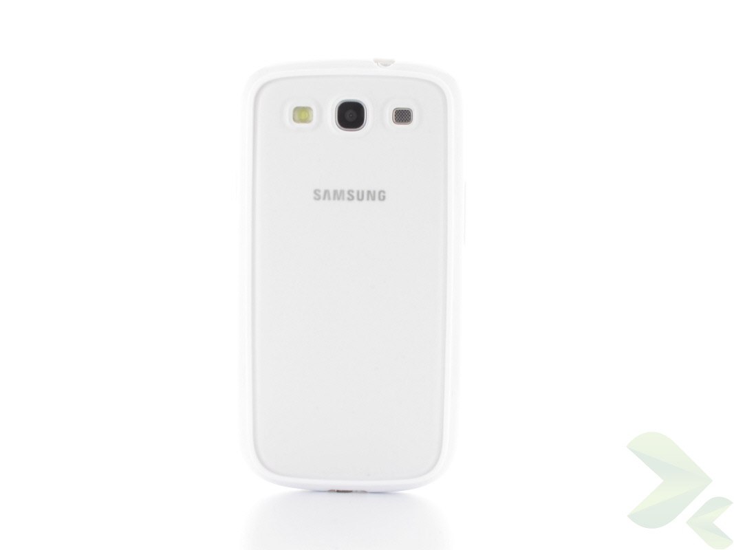 Geffy - Etui Samsung Galaxy S III TPU dual clear white Geffy - Etui Samsung Galaxy S III TPU dual clear white