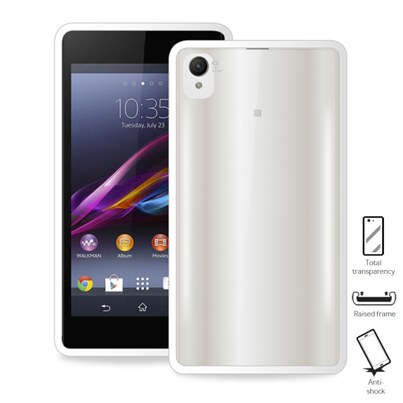 PURO Clear Cover - Etui Sony Xperia Z2 (biały) PURO Clear Cover - Etui Sony Xperia Z2 (biały)