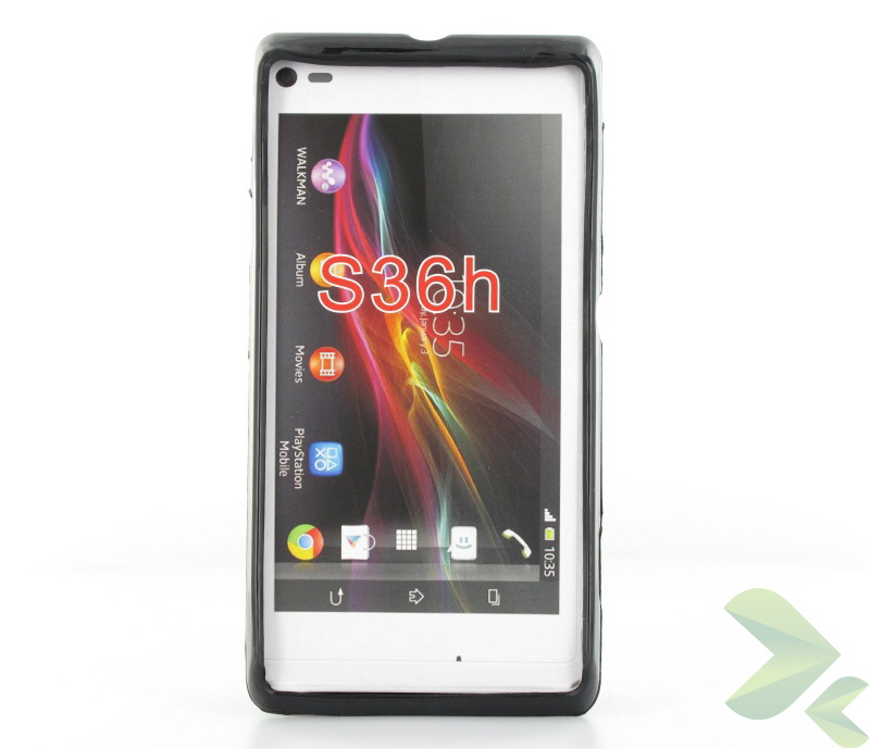 Geffy - Etui Sony Xperia L TPU solid color black Geffy - Etui Sony Xperia L TPU solid color black