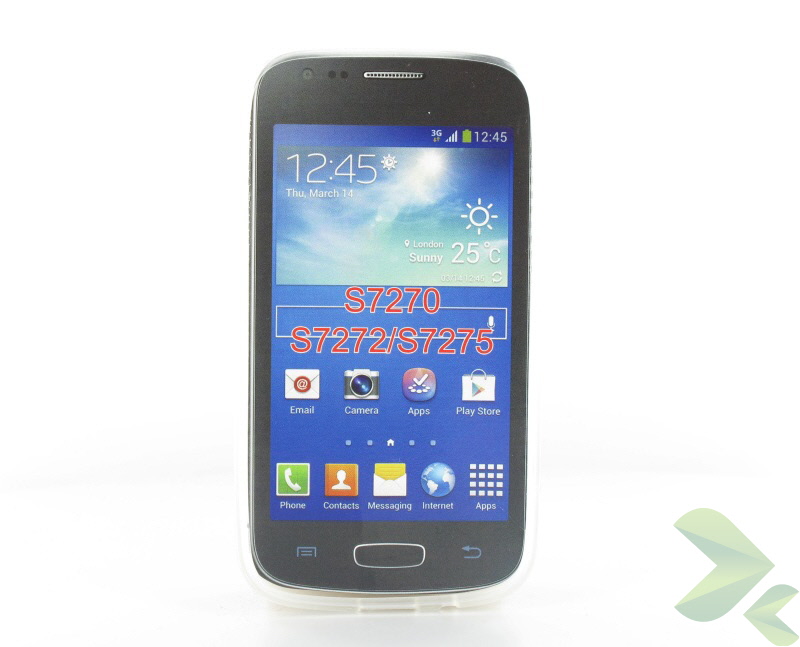 Geffy - Etui Samsung Galaxy Ace 3 TPU mat clear Geffy - Etui Samsung Galaxy Ace 3 TPU mat clear