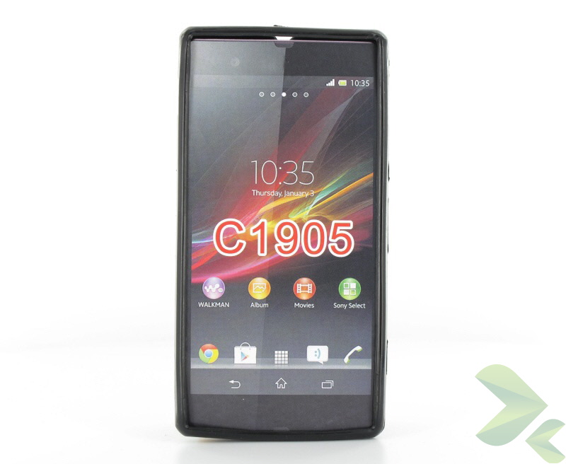 Geffy - Etui Sony Xperia M TPU solid color black Geffy - Etui Sony Xperia M TPU solid color black
