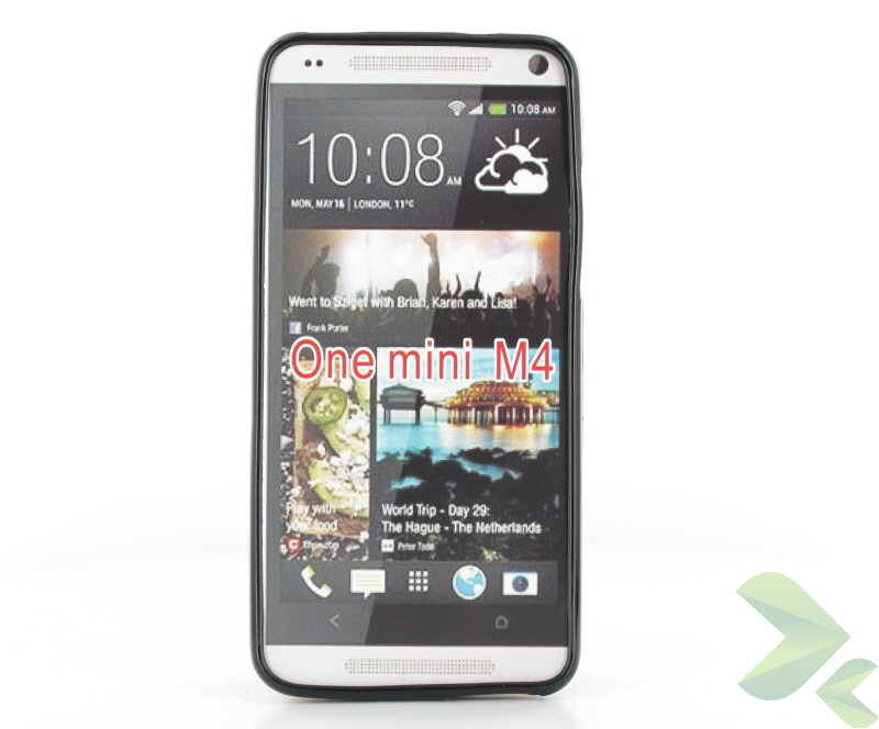 Geffy - Etui HTC One Mini TPU solid color black Geffy - Etui HTC One Mini TPU solid color black