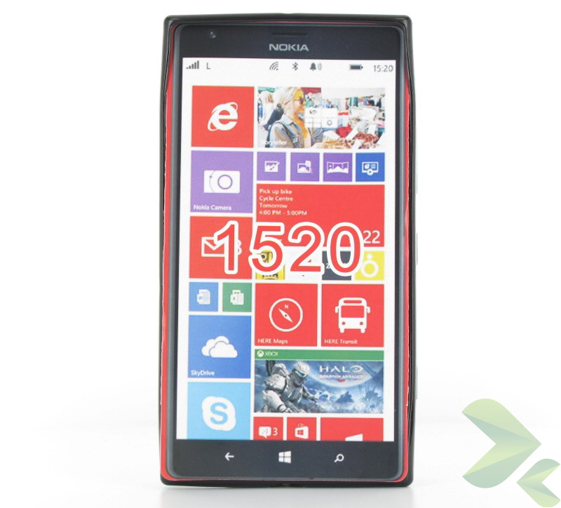 Geffy - Etui Nokia Lumia 1520 TPU solid color black Geffy - Etui Nokia Lumia 1520 TPU solid color black
