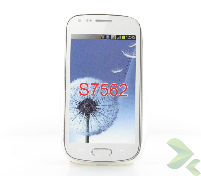 Geffy - Etui Samsung Galaxy Trend S7560 TPU mat clear Geffy - Etui Samsung Galaxy Trend S7560 TPU mat clear