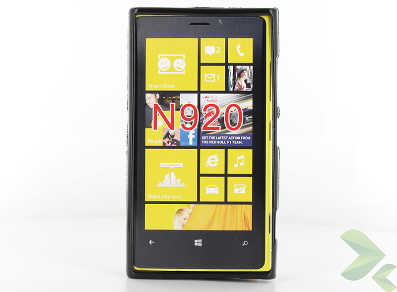 Geffy - Etui Nokia Lumia 920 TPU solid color black Geffy - Etui Nokia Lumia 920 TPU solid color black