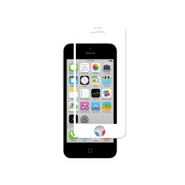 Moshi iVisor Glass - Szkło ochronne IonGlass na ekran do iPhone SE / iPhone 5s / iPhone 5c / iPhone 5 (biała ramka) Moshi iVisor Glass - Szkło ochronne IonGlass na ekran do iPhone SE / iPhone 5s / iPhone 5c / iPhone 5 (biała ramka)