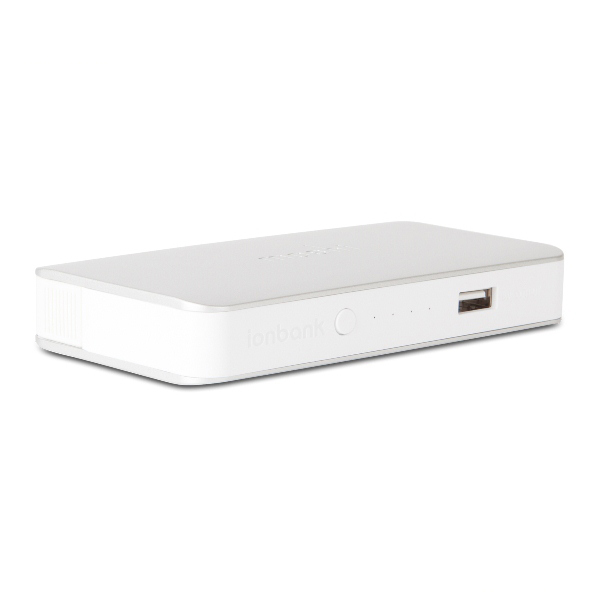 Moshi IonBank 5K - Bateria przenośna 5000mAh 15W USB + kabel Lightning MFi (biały) Moshi IonBank 5K - Bateria przenośna 5000mAh 15W USB + kabel Lightning MFi (biały)
