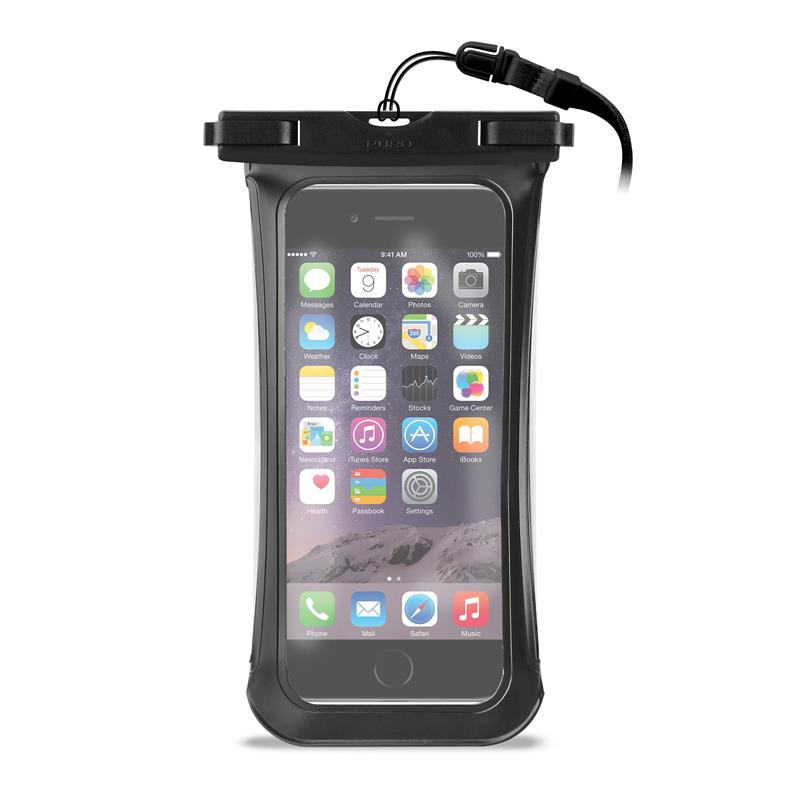 PURO Nieprzemakalne etui smartphone/phablet max. 5.1" (czarny) PURO Nieprzemakalne etui smartphone/phablet max. 5.1" (czarny)
