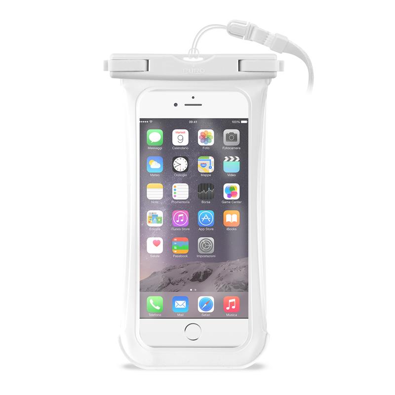 PURO Nieprzemakalne etui smartphone/phablet max. 5.1" (biały) PURO Nieprzemakalne etui smartphone/phablet max. 5.1" (biały)