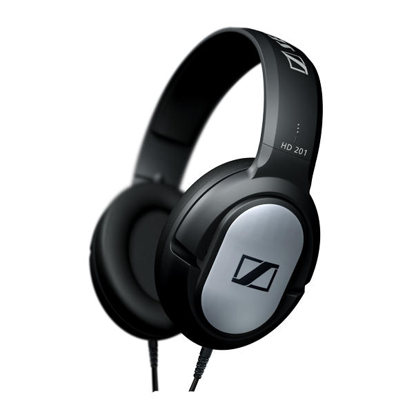 Sennheiser HD 201 - Zamknięte dynamiczne słuchawki stereofoniczne (czarny) Sennheiser HD 201 - Zamknięte dynamiczne słuchawki stereofoniczne (czarny)