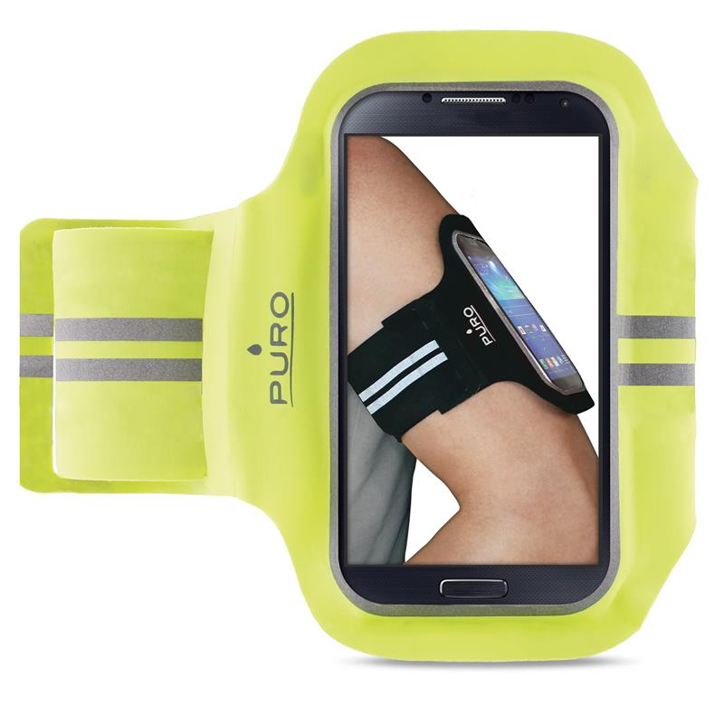 PURO Armband - Uniwersalna sportowa opaska na ramię do smartfonów max 5.1" (limonkowy) PURO Armband - Uniwersalna sportowa opaska na ramię do smartfonów max 5.1" (limonkowy)