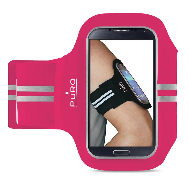 PURO Armband - Uniwersalna sportowa opaska na ramię do smartfonów max 5.1" (różowy) PURO Armband - Uniwersalna sportowa opaska na ramię do smartfonów max 5.1" (różowy)