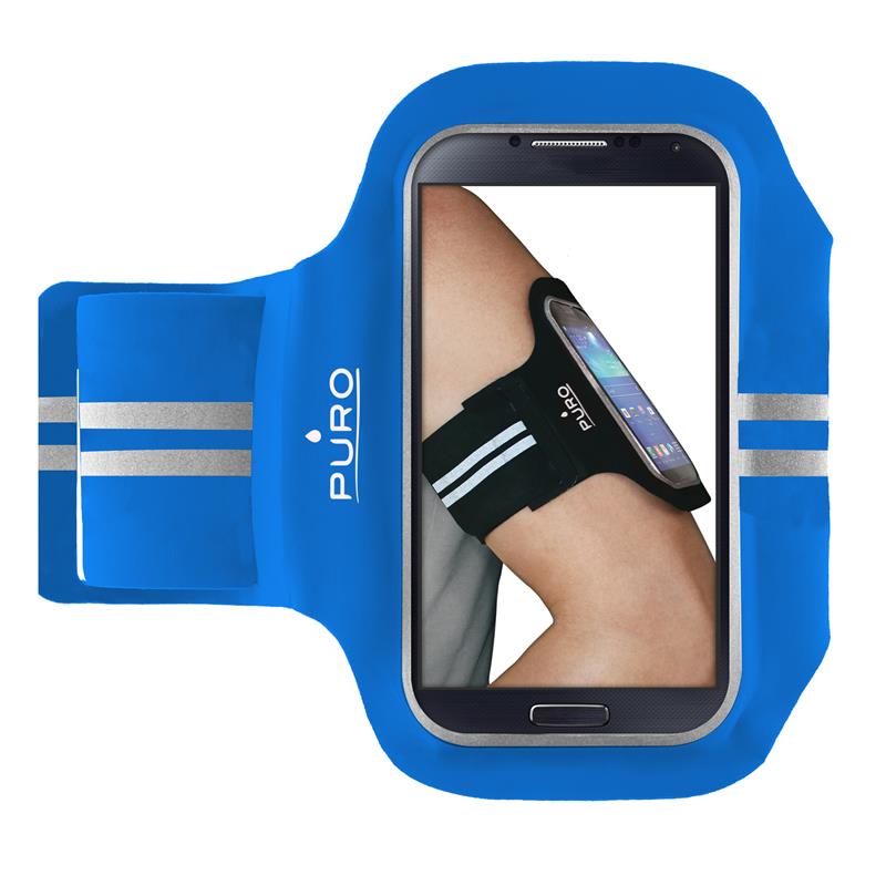 PURO Armband - Uniwersalna sportowa opaska na ramię do smartfonów max 5.1" (niebieski) PURO Armband - Uniwersalna sportowa opaska na ramię do smartfonów max 5.1" (niebieski)