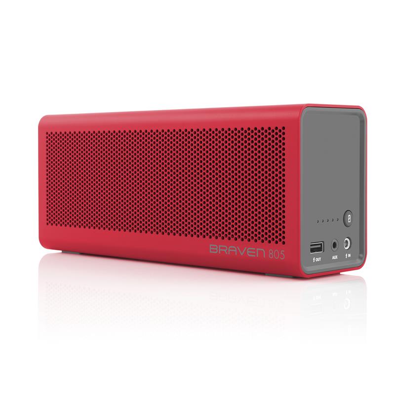 Braven 805 HD Portable Red - Głośnik bezprzewodowy z funkcją Power Bank (4400 mAh) Braven 805 HD Portable Red - Głośnik bezprzewodowy z funkcją Power Bank (4400 mAh)