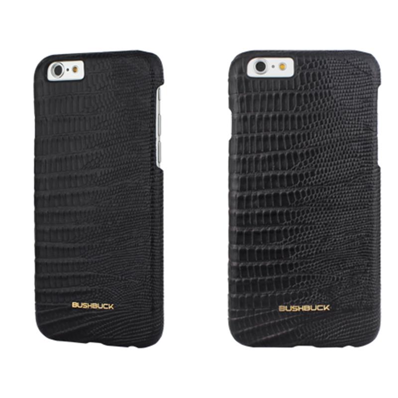 BUSHBUCK LIZARD Leather Case - Etui skórzane do iPhone 6s / iPhone 6 (czarny) BUSHBUCK LIZARD Leather Case - Etui skórzane do iPhone 6s / iPhone 6 (czarny)