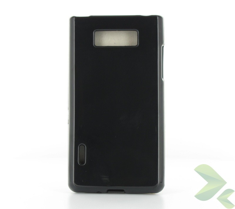 Geffy - Etui LG L9 II D605 TPU solid color black Geffy - Etui LG L9 II D605 TPU solid color black