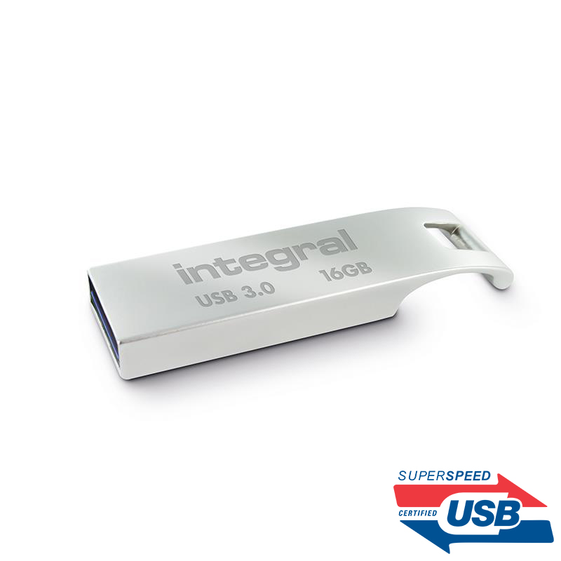 Integral ARC - Metalowy pendrive 16 GB USB 3.0 prędkość odczytu 110 MB/s Integral ARC - Metalowy pendrive 16 GB USB 3.0 prędkość odczytu 110 MB/s