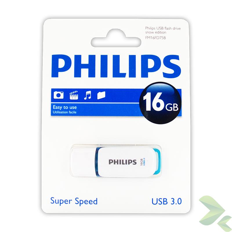 Philips Pendrive USB 3.0 16GB - Snow Edition (niebieski) Philips Pendrive USB 3.0 16GB - Snow Edition (niebieski)