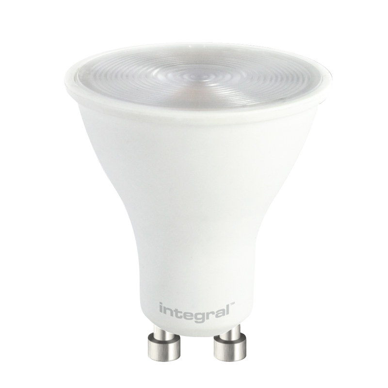 Integral żarówka LED GU10 PAR16 4W (35W) 5000K 290lm barwa biała zimna Integral żarówka LED GU10 PAR16 4W (35W) 5000K 290lm barwa biała zimna