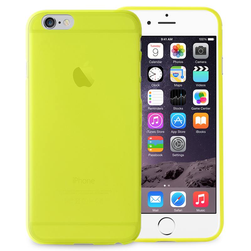 PURO Ultra Slim "0.3" Cover - Etui iPhone 6s Plus / iPhone 6 Plus (limonkowy) PURO Ultra Slim "0.3" Cover - Etui iPhone 6s Plus / iPhone 6 Plus (limonkowy)