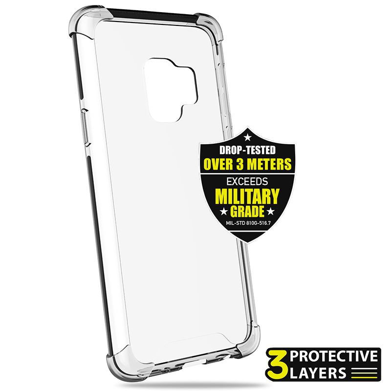 PURO Impact Pro Hard Shield - Etui Samsung Galaxy S9+ (czarny) PURO Impact Pro Hard Shield - Etui Samsung Galaxy S9+ (czarny)