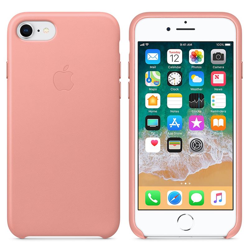 Apple Leather Case - Skórzane etui iPhone 8 / 7 (delikatny róż) Apple Leather Case - Skórzane etui iPhone 8 / 7 (delikatny róż)