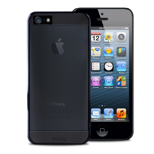 PURO Mirror Cover - Etui iPhone SE / iPhone 5s / iPhone 5 (czarny) PURO Mirror Cover - Etui iPhone SE / iPhone 5s / iPhone 5 (czarny)